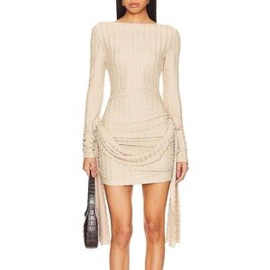 *SOLD* Lioness Glory Mini Dress in Beige